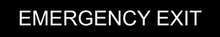 Load image into Gallery viewer, Critical door sign featuring 'Emergency Exit,' emphasizing the location of an essential exit route for emergency evacuation within the facility