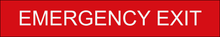 Load image into Gallery viewer, Critical door sign featuring 'Emergency Exit,' emphasizing the location of an essential exit route for emergency evacuation within the facility