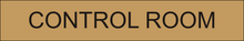 Charger l'image dans la galerie, Professional door sign presenting 'Control Room' in clear lettering, indicating a central space designed for monitoring and managing operations within the facility
