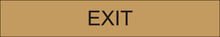 Charger l'image dans la galerie, Crucial door sign featuring 'Exit' in clear lettering, serving as a guide to the nearest exit point for safe evacuation within the facility.