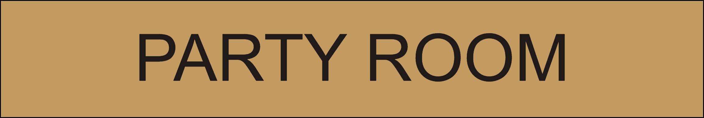 Door Sign - Party Room – Lamacoids Town