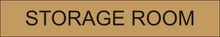 Load image into Gallery viewer, Practical door sign presenting 'Storage Room' in clear lettering, marking the entrance to the designated space for storage purposes within the facility.