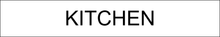 Load image into Gallery viewer, Inviting door sign featuring 'Kitchen' in clear lettering, marking the entrance to the designated kitchen area within the facility