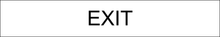 Charger l'image dans la galerie, Crucial door sign featuring 'Exit' in clear lettering, serving as a guide to the nearest exit point for safe evacuation within the facility.