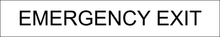 Load image into Gallery viewer, Critical door sign featuring 'Emergency Exit,' emphasizing the location of an essential exit route for emergency evacuation within the facility