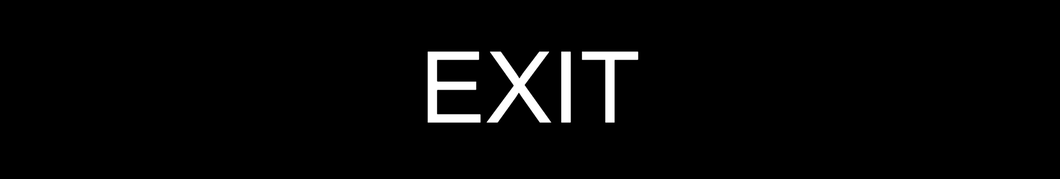Crucial door sign featuring 'Exit' in clear lettering, serving as a guide to the nearest exit point for safe evacuation within the facility.