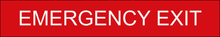 Load image into Gallery viewer, Critical door sign featuring &#39;Emergency Exit,&#39; emphasizing the location of an essential exit route for emergency evacuation within the facility

