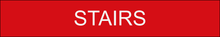 Load image into Gallery viewer, Functional door sign showcasing &#39;Stairs&#39; in clear lettering, marking the entrance to the stairwell within the facility
