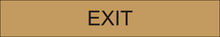 Charger l&#39;image dans la galerie, Crucial door sign featuring &#39;Exit&#39; in clear lettering, serving as a guide to the nearest exit point for safe evacuation within the facility.
