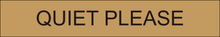 Load image into Gallery viewer, Calming door sign showcasing &#39;Quiet, Please&#39; in clear lettering, indicating the need for a peaceful and quiet atmosphere within the designated area.
